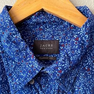 Jachs New York: short sleeve button up: size XL